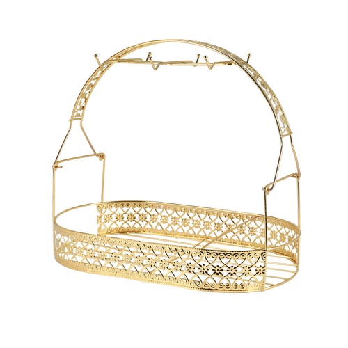 Scaffale dorato grande - scaffale, di