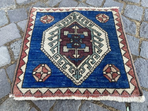 Tappeto vintage oushak lana - tappeto,