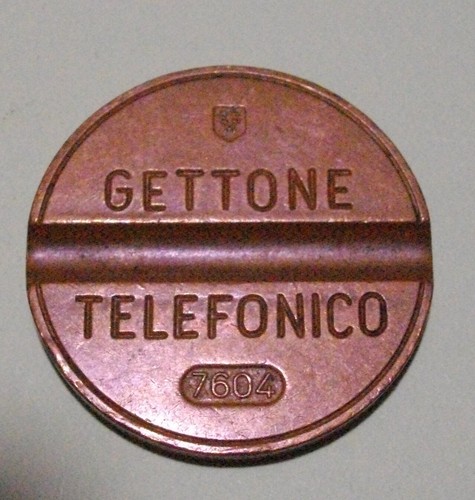 Gettone telefonico sip - gettone,