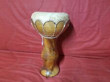 TAMBURO BONGO EGIZIANO in Legno 32x17 cm 
