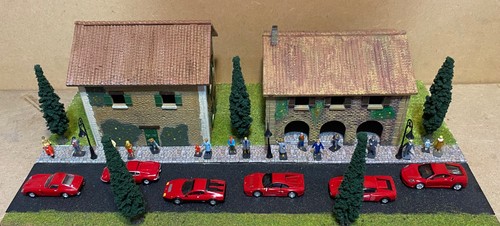 Diorama ferrari 1 - diorama, 1/72