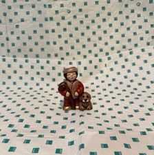 Thun Pastore con Cane Rosso Presepe Classico