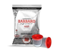 Barbaro 80 Capsule Compatibili Illy Iperespresso caffè Nero Cioccolattoso
