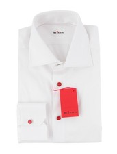 Camicia Bianca In Cotone Kiton