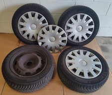 4 Pneumatici Usati Michelin CrossClimate² 185/60 R15 con cerchi in ferro