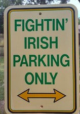 Insegna Parcheggio Notre Dame