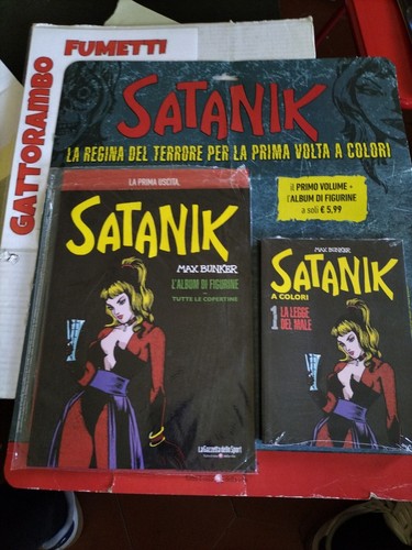Satanik figurine album - satanik,