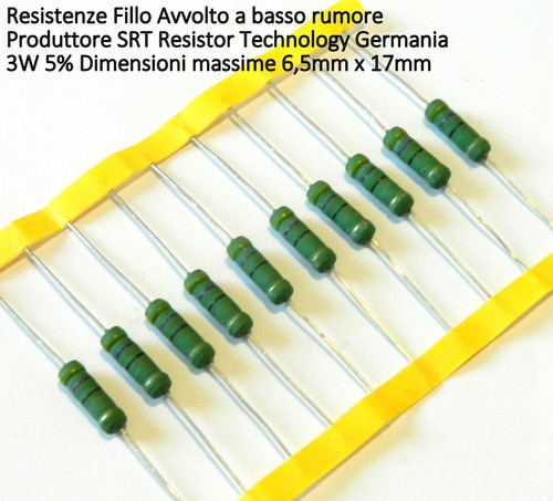 Pezzi ohm 3w 5 - 0,1, 5%