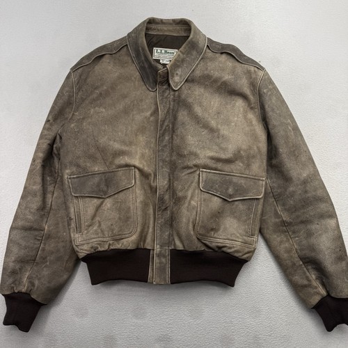 Giacca pelle vintage bean - giacca,
