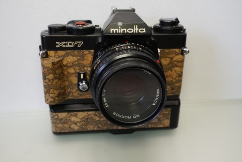 Minolta con obiettivo - xd-7,,