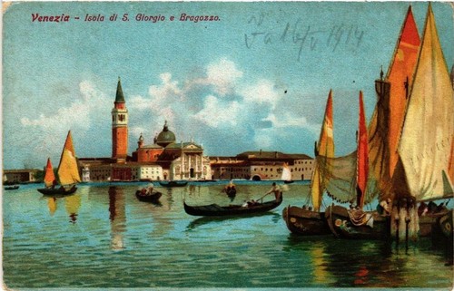 Cpa venezia isola - di, s
