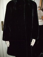 HELENE COUTURE PELLICCIA ECOLOGICA SINTETICA ECO FAUX FUR PELZ CASTORO CASTORINO