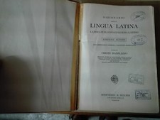 Oreste Badellino DIZIONARIO ITALIANO LATINO vocabolario Rosenberg 1966  