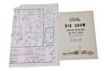 Bally Big Show Bingo manuale +