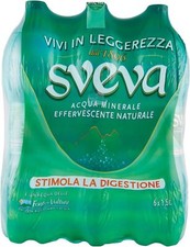 Sveva Acqua Minerale Effervescente Naturale 1.5L (Confezione da 6)
