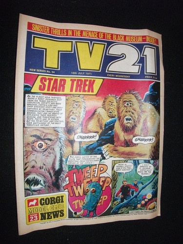 Tv21 comic 1971 10th july - tv21.,