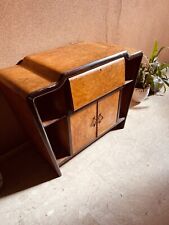 Mobile giradischi in radica di