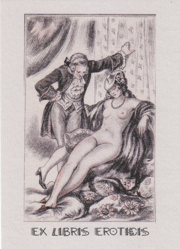 Libris bookplate erotico n - bookplate,