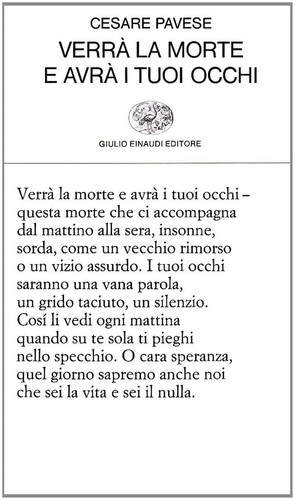 Verrà morte avrà - verrà,