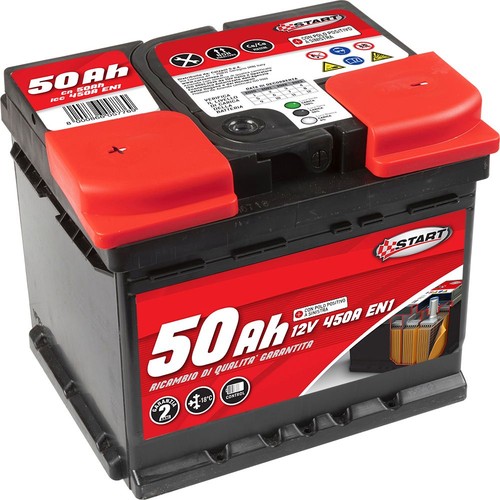 Start batteria auto 50ah 12v - start,