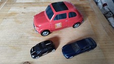 Modellini auto (maserati 2003, fiat 500 selenia, fiat 500 comprata alla coop)