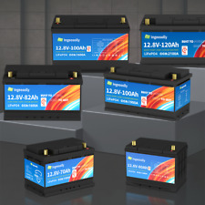 Ingeosolly 12V 70/80/100Ah batteria litio auto LiFePO4 batteria avviamento batteria EU