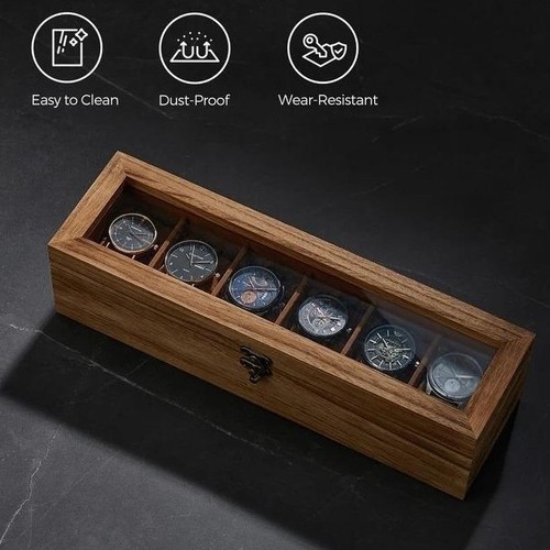 Scatola orologio legno 6 - in,