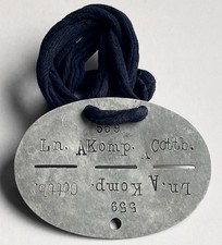 Marca di riconoscimento EKM WH LW notizie aeree compagnia Cottbus alluminio WW2 originale