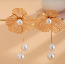 Orecchini Zara Statement Gold