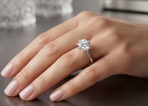 Anello solitario argento - anello,