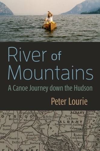 River mountains a canoe - mountains:,