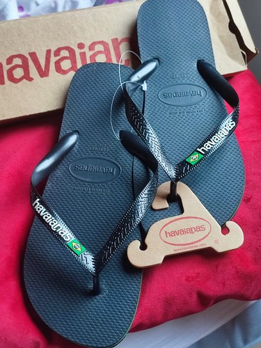 Infradito havaianas logo black - infradito,