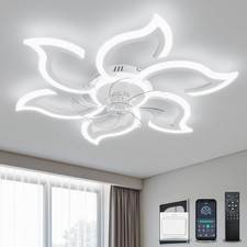 Lampada Ventilatore Da Soffitto, Intelligente Pale Da Soffitto Con Luce E Teleco