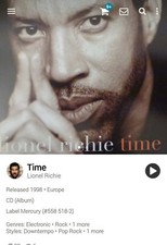 Lionel Richie ~ Time CD 1998