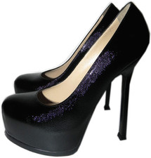 Scarpa Ysl Yves Saint Laurent Pump Tribtoo 105 platform brevetto 40-9 omaggio