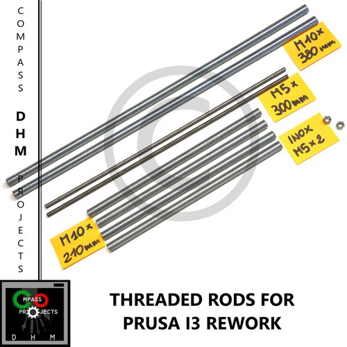 Barre filettate prusa - barre,