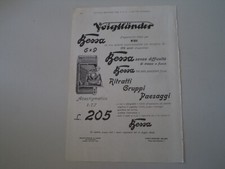 advertising Pubblicità 1929 VOIGTLANDER BESSA 6X9