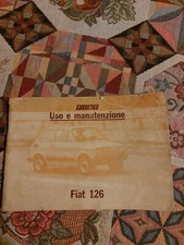 Manuale Uso e Manutenzione della Fiat 126 Personal 4 quarta edizione 1977