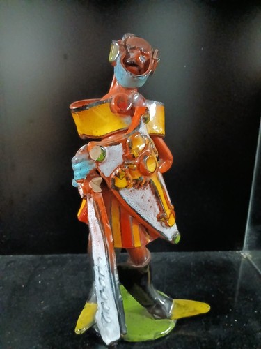 Statua cavaliere di - ",