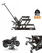 cric a carrello/cavalletto/idraulico alza moto per tutte le marche 680 kg 1500lb