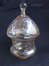 Ricambio Vetro Campana Color Champagne Paralume Lampadario Lampada Anni 70