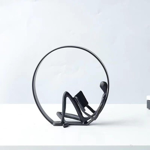 Statua lettura ornamento - di, lettura,
