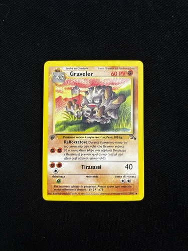 Card pokemon graveler - card, 37/62