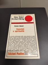 LIBRO VOCAZIONI E SPIRITUALITA' spiritualità MATANIC SCHURR HARING PAOLINE 1968