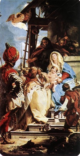 Tiepolo adorazione dei magi - dei,
