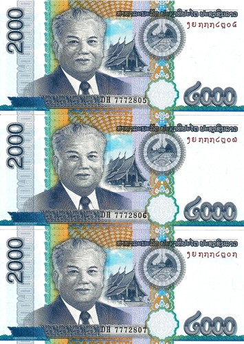 Laos 2000 kip - p-41, unc