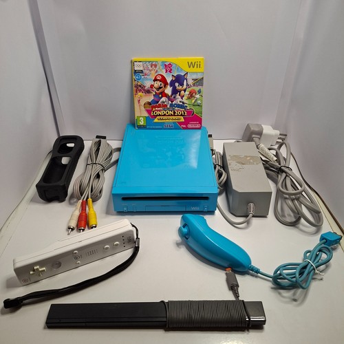 Nintendo wii azzurra completa - wii,