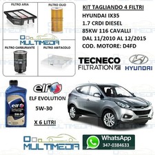 KIT TAGLIANDO 4 FILTRI E OLIO