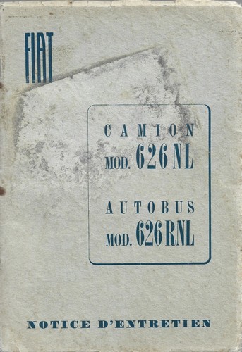 Fiat camion 626 autobus - fiat, nl