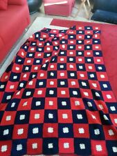 COPERTA LANA 100% INVERNALE FATTA A MANO HANDMADE SCENDILETTO